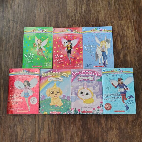 Rainbow Magic & Cutiecorns Bundle Lot of 7 Children's Kids Chapter Reading Books - Picture 1 of 6